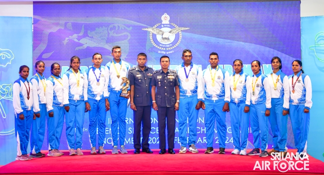 OUTSTANDING SPORTS ACHIEVERS FELICITATED BY THE COMMANDER