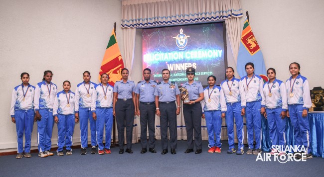 OUTSTANDING SPORTS ACHIEVERS OF 2023 FELICITATED BY THE COMMANDER
