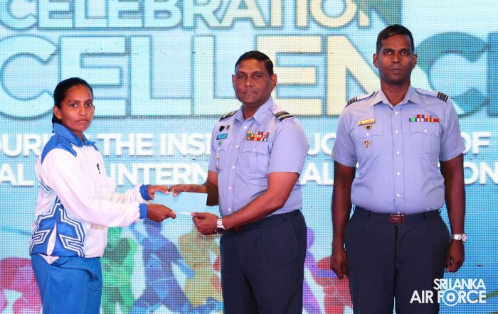 OUTSTANDING SPORTS ACHIEVERS FELICITATED BY THE AIR CHIEF