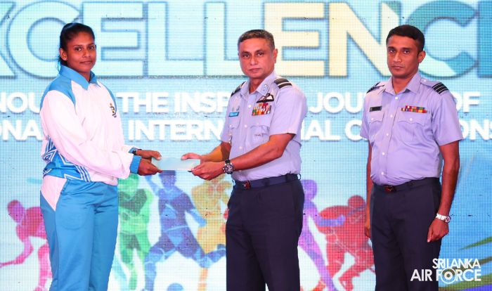 OUTSTANDING SPORTS ACHIEVERS FELICITATED BY THE AIR CHIEF
