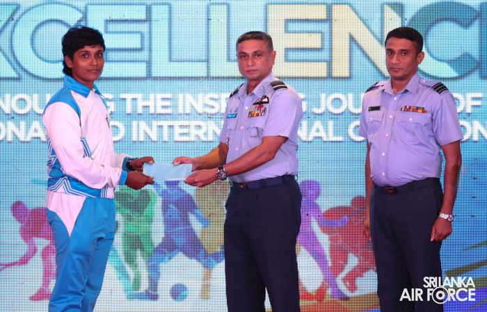 OUTSTANDING SPORTS ACHIEVERS FELICITATED BY THE AIR CHIEF
