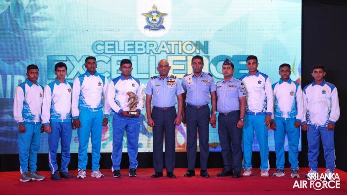 OUTSTANDING SPORTS ACHIEVERS FELICITATED BY THE AIR CHIEF