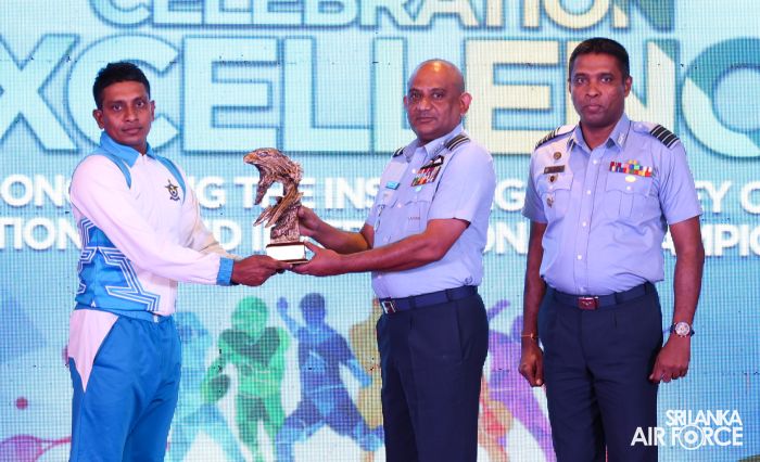 OUTSTANDING SPORTS ACHIEVERS FELICITATED BY THE AIR CHIEF
