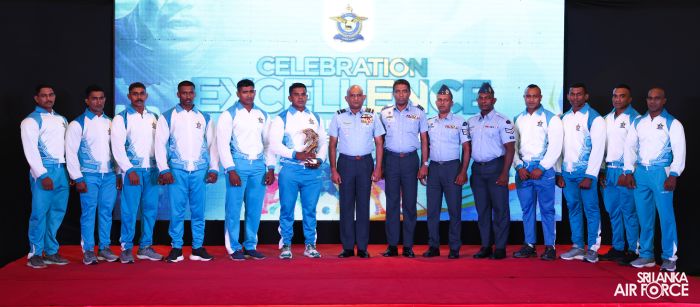 OUTSTANDING SPORTS ACHIEVERS FELICITATED BY THE AIR CHIEF