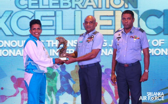 OUTSTANDING SPORTS ACHIEVERS FELICITATED BY THE AIR CHIEF