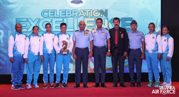 OUTSTANDING SPORTS ACHIEVERS FELICITATED BY THE AIR CHIEF