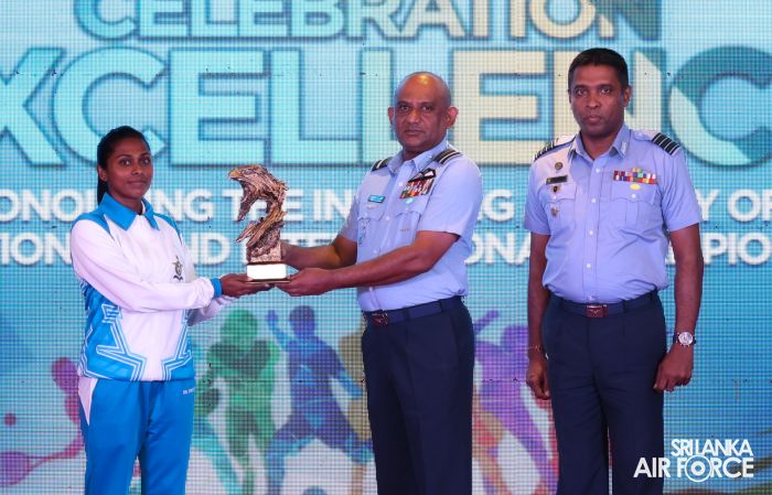 OUTSTANDING SPORTS ACHIEVERS FELICITATED BY THE AIR CHIEF