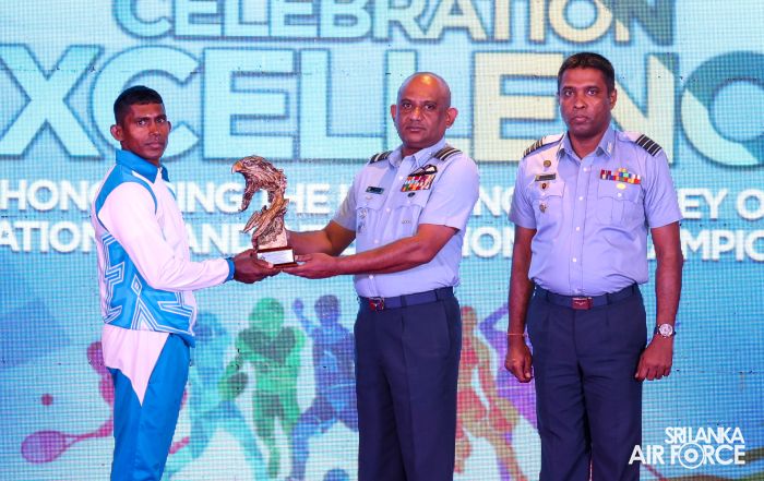 OUTSTANDING SPORTS ACHIEVERS FELICITATED BY THE AIR CHIEF