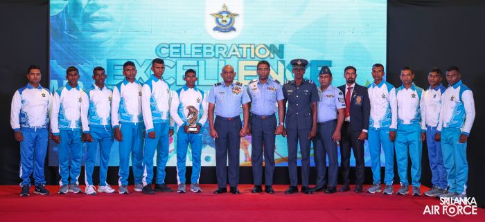 OUTSTANDING SPORTS ACHIEVERS FELICITATED BY THE AIR CHIEF