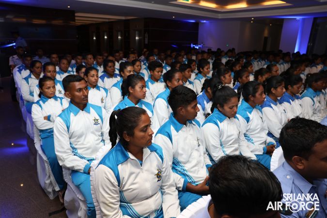 OUTSTANDING SPORTS ACHIEVERS FELICITATED BY THE AIR CHIEF