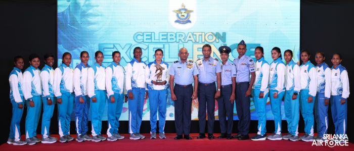 OUTSTANDING SPORTS ACHIEVERS FELICITATED BY THE AIR CHIEF