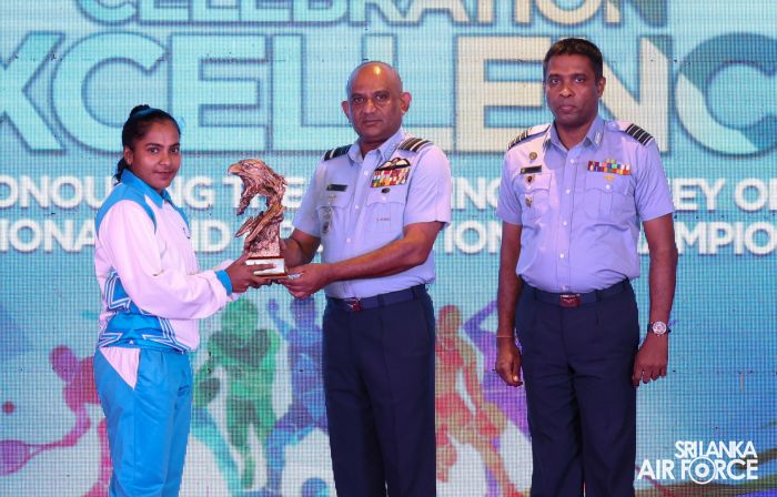 OUTSTANDING SPORTS ACHIEVERS FELICITATED BY THE AIR CHIEF
