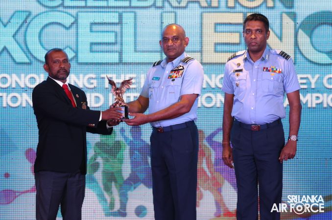 OUTSTANDING SPORTS ACHIEVERS FELICITATED BY THE AIR CHIEF