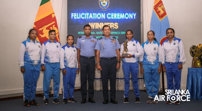OUTSTANDING SPORTS ACHIEVERS OF 2023 FELICITATED BY THE
COMMANDER