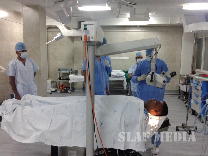 Starting of Eye Surgeries at Theater of SLAF Hospital Colombo