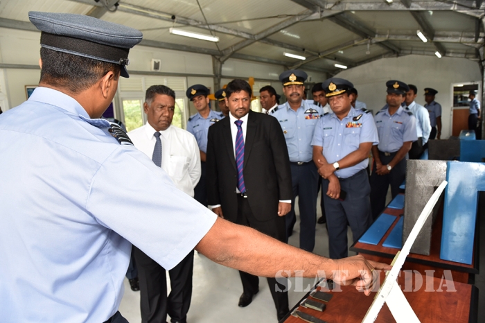 State Minister of Defence Visits SLAF Station Katukurunda
