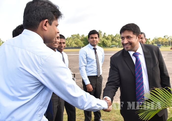 State Minister of Defence Visits SLAF Station Katukurunda