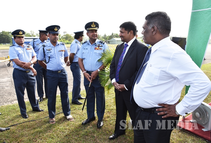 State Minister of Defence Visits SLAF Station Katukurunda