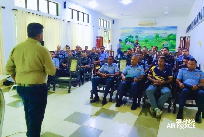AWARENESS LECTURE ON DOMESTIC VIOLENCE AND CHILD SAFETY AT SLAF STATION MIRIGAMA