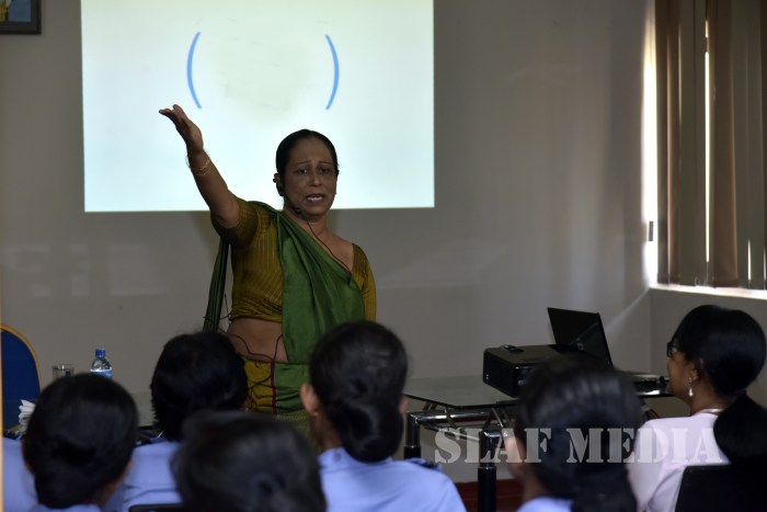 Programme on Personal Hygiene for Lady Officers and Airwomen
