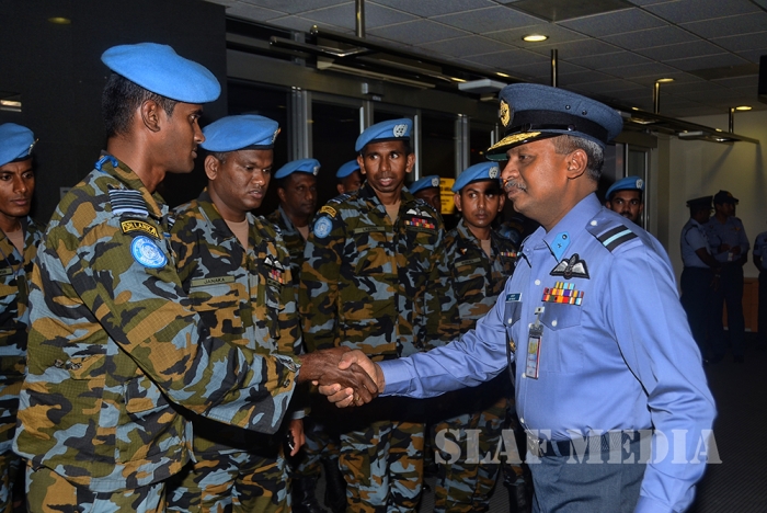 The First SLAF Team Returns From United Nations Mission in The Republic of South Sudan