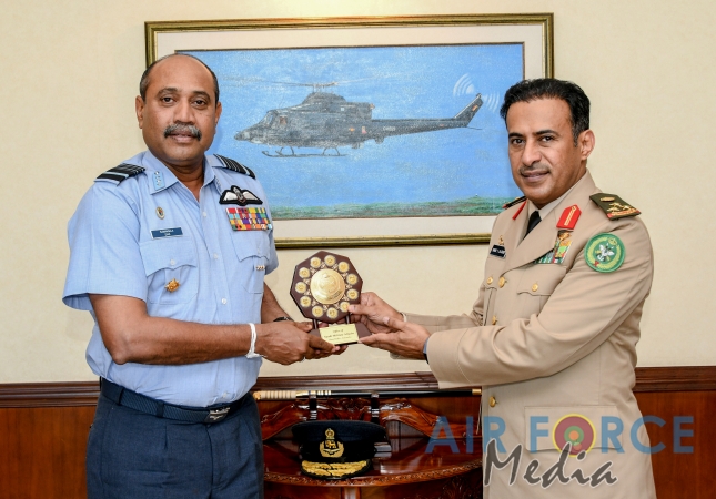 Saudi Arabian Military Attaché Calls on the Commander