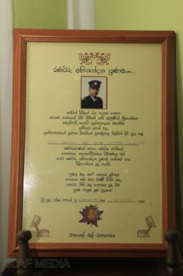 House Donation
in Kurunegala to Family of War Hero