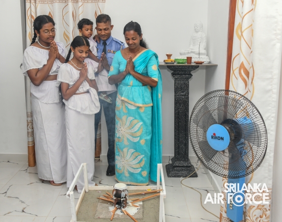 SLAF SEVA VANITHA UNIT CONDUCTS A HOUSE WARMING CEREMONY