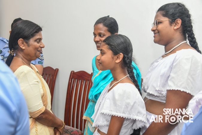 SLAF SEVA VANITHA UNIT CONDUCTS A HOUSE WARMING CEREMONY