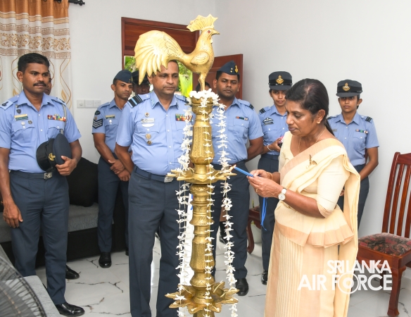 SLAF SEVA VANITHA UNIT CONDUCTS A HOUSE WARMING CEREMONY
