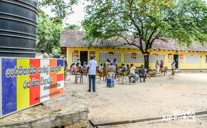 SLAF SEVA VANITHA UNIT ORGANIZES EYE CLINIC AT NAMAL POKUNA TEMPLE BENEFITING OVER 500 INDIVIDUALS