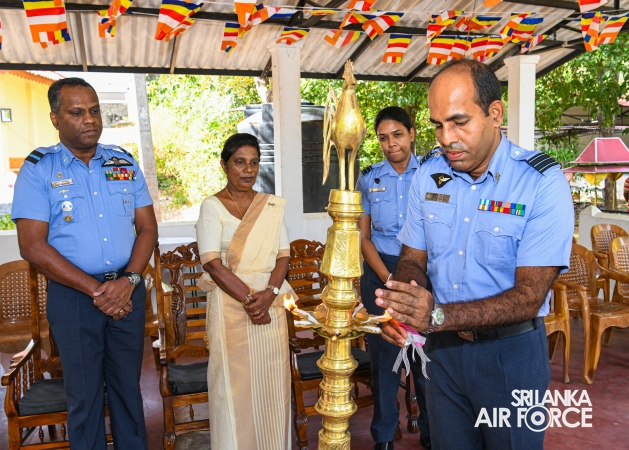 SLAF SEVA VANITHA UNIT ORGANIZES EYE CLINIC AT NAMAL POKUNA TEMPLE BENEFITING OVER 500 INDIVIDUALS