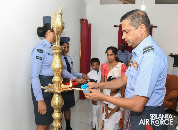 SLAF SEVA VANITHA UNIT CONDUCTS A HOUSE WARMING CEREMONY