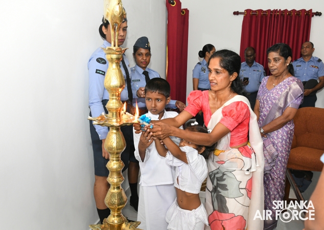SLAF SEVA VANITHA UNIT CONDUCTS A HOUSE WARMING CEREMONY
