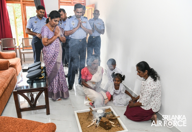 SLAF SEVA VANITHA UNIT CONDUCTS A HOUSE WARMING CEREMONY
