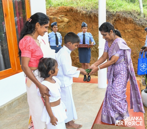 SLAF SEVA VANITHA UNIT CONDUCTS A HOUSE WARMING CEREMONY