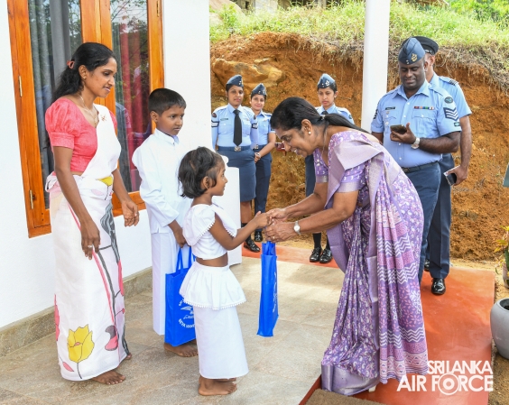 SLAF SEVA VANITHA UNIT CONDUCTS A HOUSE WARMING CEREMONY