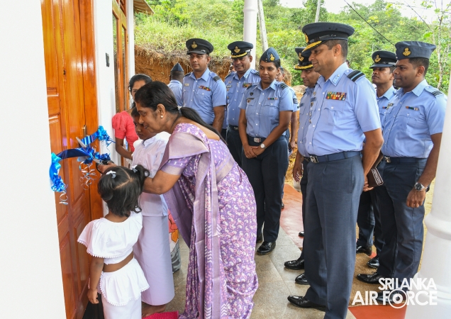 SLAF SEVA VANITHA UNIT CONDUCTS A HOUSE WARMING CEREMONY