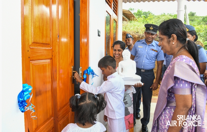 SLAF SEVA VANITHA UNIT CONDUCTS A HOUSE WARMING CEREMONY