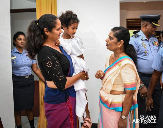 SLAF SEVA VANITHA UNIT CONDUCTS A HOUSEWARMING CEREMONY