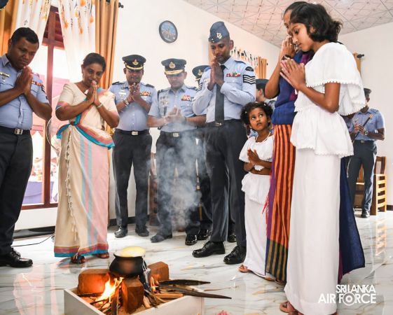 SLAF SEVA VANITHA UNIT CONDUCTS A HOUSEWARMING CEREMONY