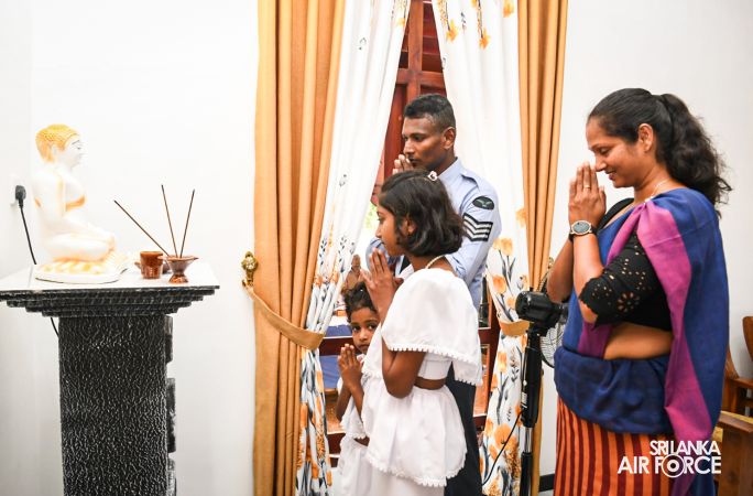 SLAF SEVA VANITHA UNIT CONDUCTS A HOUSEWARMING CEREMONY