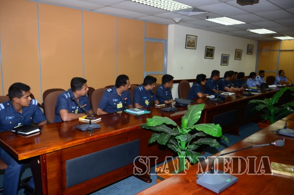 The Chairperson SLAF Seva Vanitha Unit Addresses the Seva Vanitha Officer I/Cs