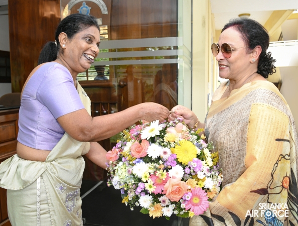 SLAF SEVA VANITHA UNIT ORGANIZES CULTURAL RECEPTION FOR MRS. SARITA SINGH PRESIDENT AFFWA