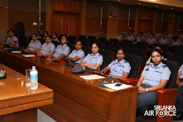 SLAF STATION SRI JAYEWARDENEPURA SEVA VANITHA UNIT HOSTS LECTURE ON HEALTHY LIVING AND DISEASE PREVENTION