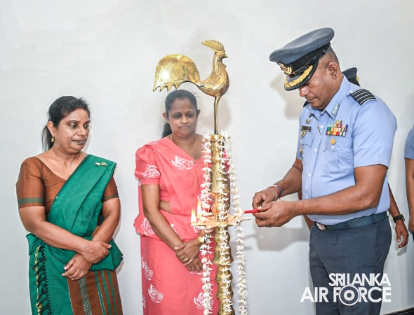 SLAF SEVA VANITHA UNIT CONDUCTS A HOUSEWARMING CEREMONY
