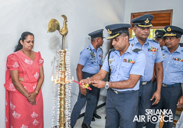 SLAF SEVA VANITHA UNIT CONDUCTS A HOUSEWARMING CEREMONY