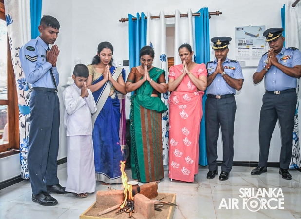 SLAF SEVA VANITHA UNIT CONDUCTS A HOUSEWARMING CEREMONY