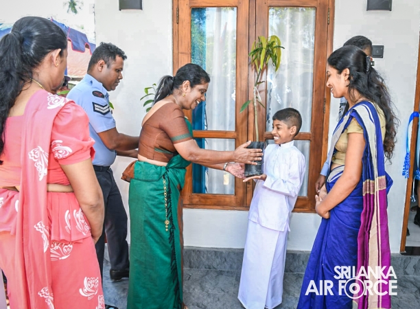 SLAF SEVA VANITHA UNIT CONDUCTS A HOUSEWARMING CEREMONY