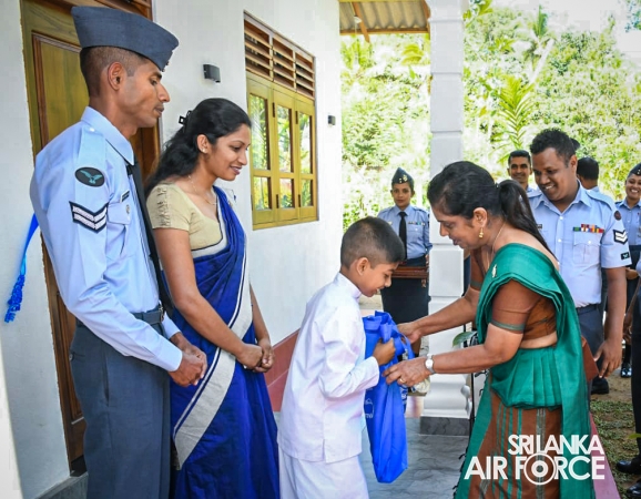 SLAF SEVA VANITHA UNIT CONDUCTS A HOUSEWARMING CEREMONY